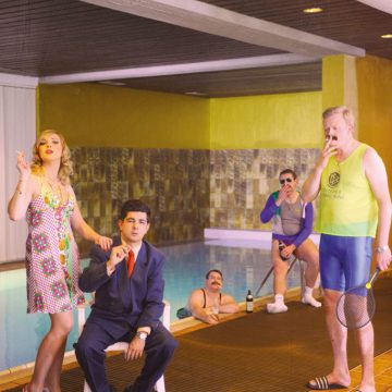 Werbefotoshooting 80er Jahre Poolparty